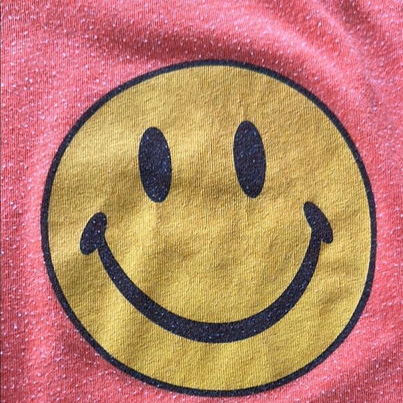 Made in 🇺🇸 Aviator Nation 🏄🏼 Orange 🍊 Yellow 🌞 Smiley 😃 Face Tee - Picture 4 of 17